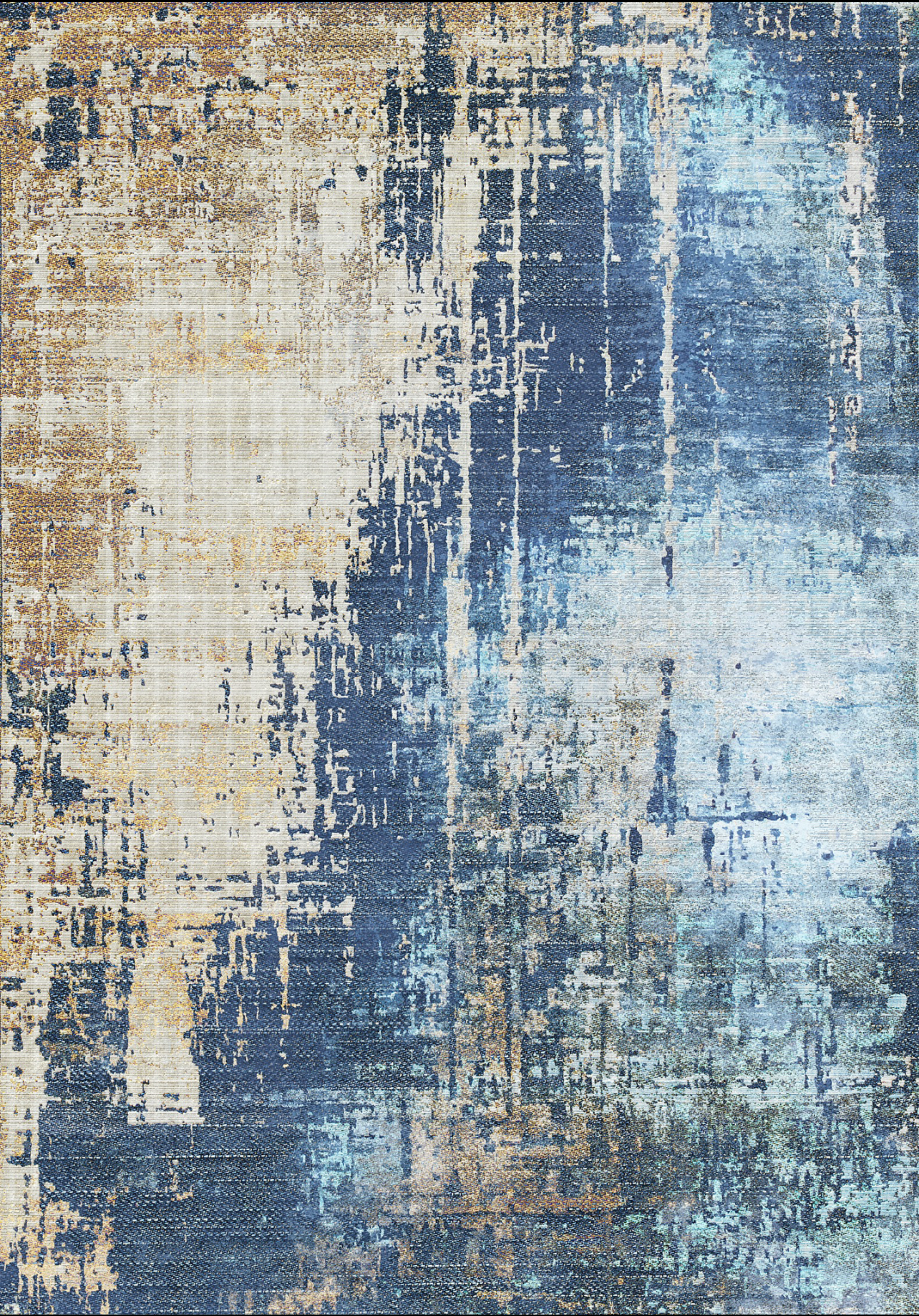 Kameleon Abstract 10 Rug | Washable Rug, Anti-Slip, Custom Size – Kameleon