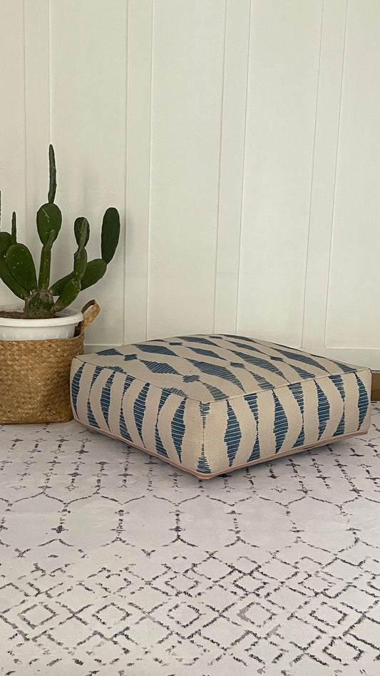 Floor Pouf by Kameleon – Eco-friendly Printed Cover with Memory Foam Felt Filling