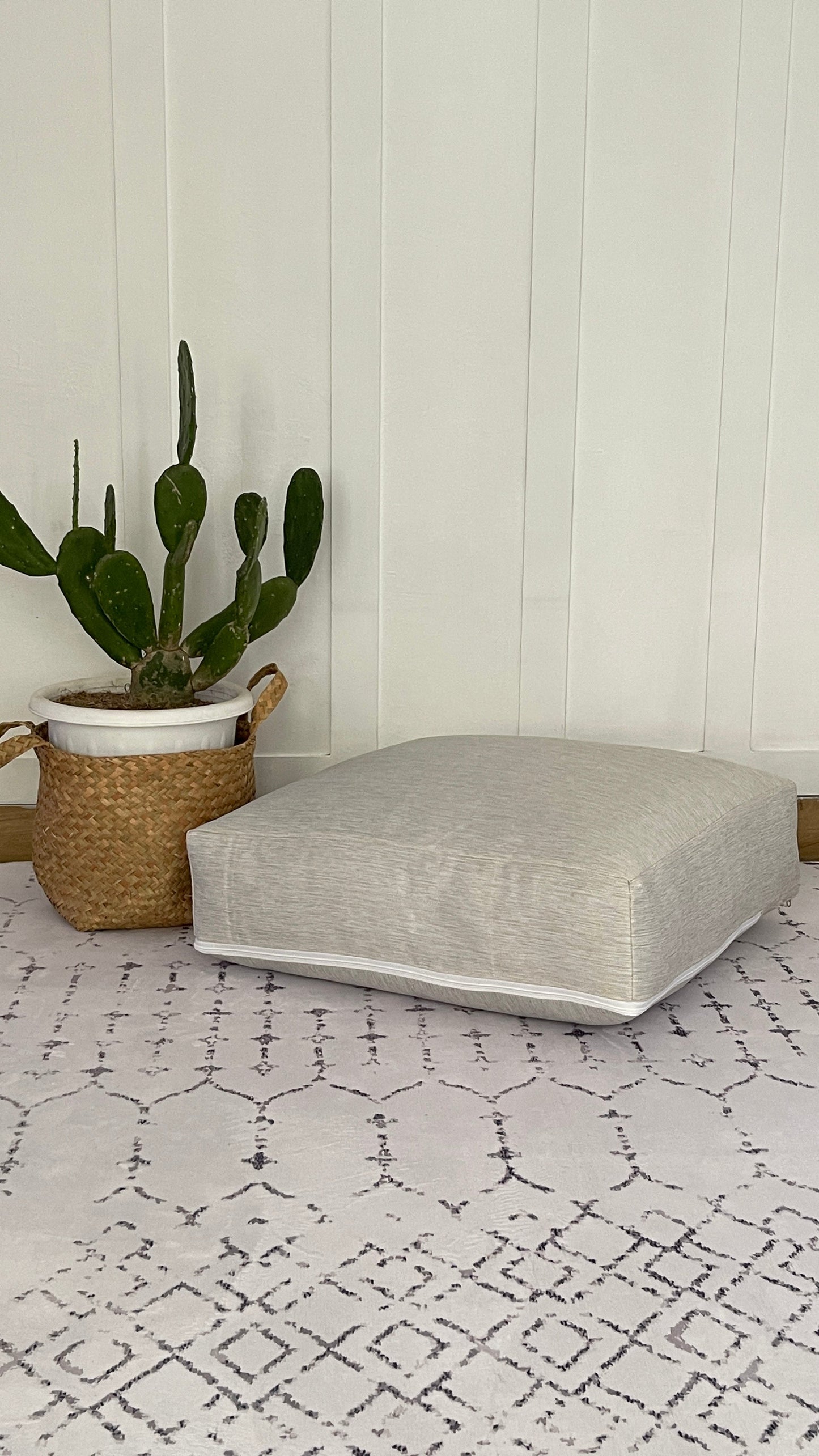 Floor Pouf by Kameleon – Eco-friendly Printed Cover with Memory Foam Felt Filling
