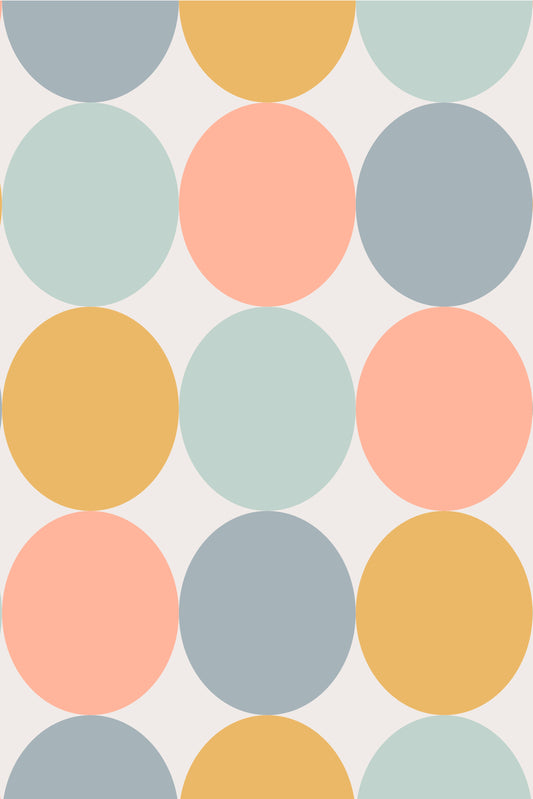 Kameleon Retro Rug 2 – Custom Size, Washable, Anti-Slip